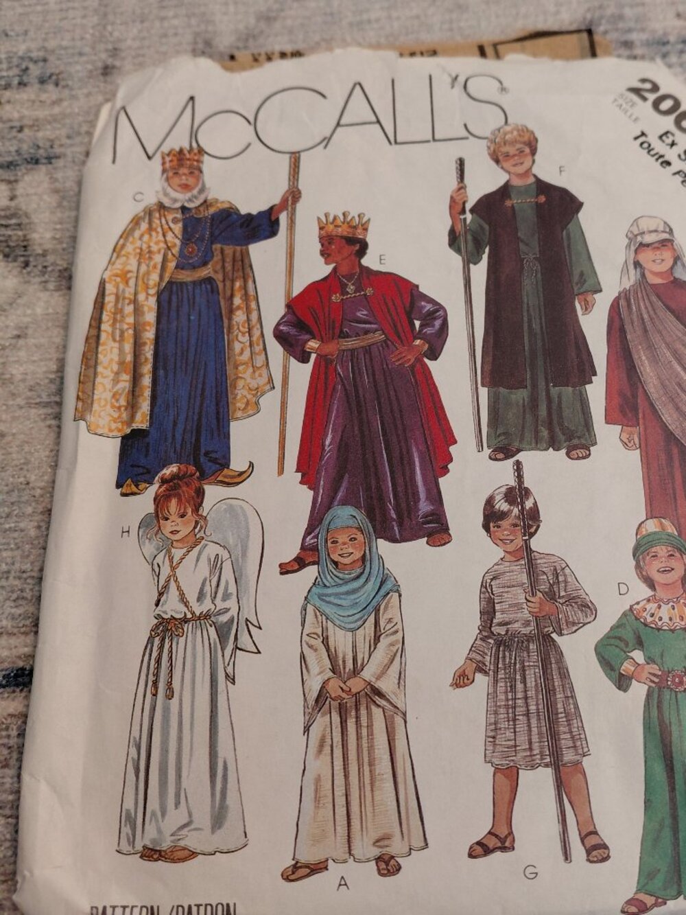 Bundle (8) McCall's Sewing Patterns Costumes Used